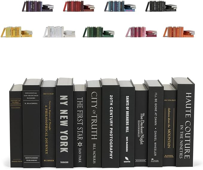 12 Decorative Faux Books, Fake Books for Bookshelf Decor, Coffee Table Books, Entry Table Book De... | Amazon (US)