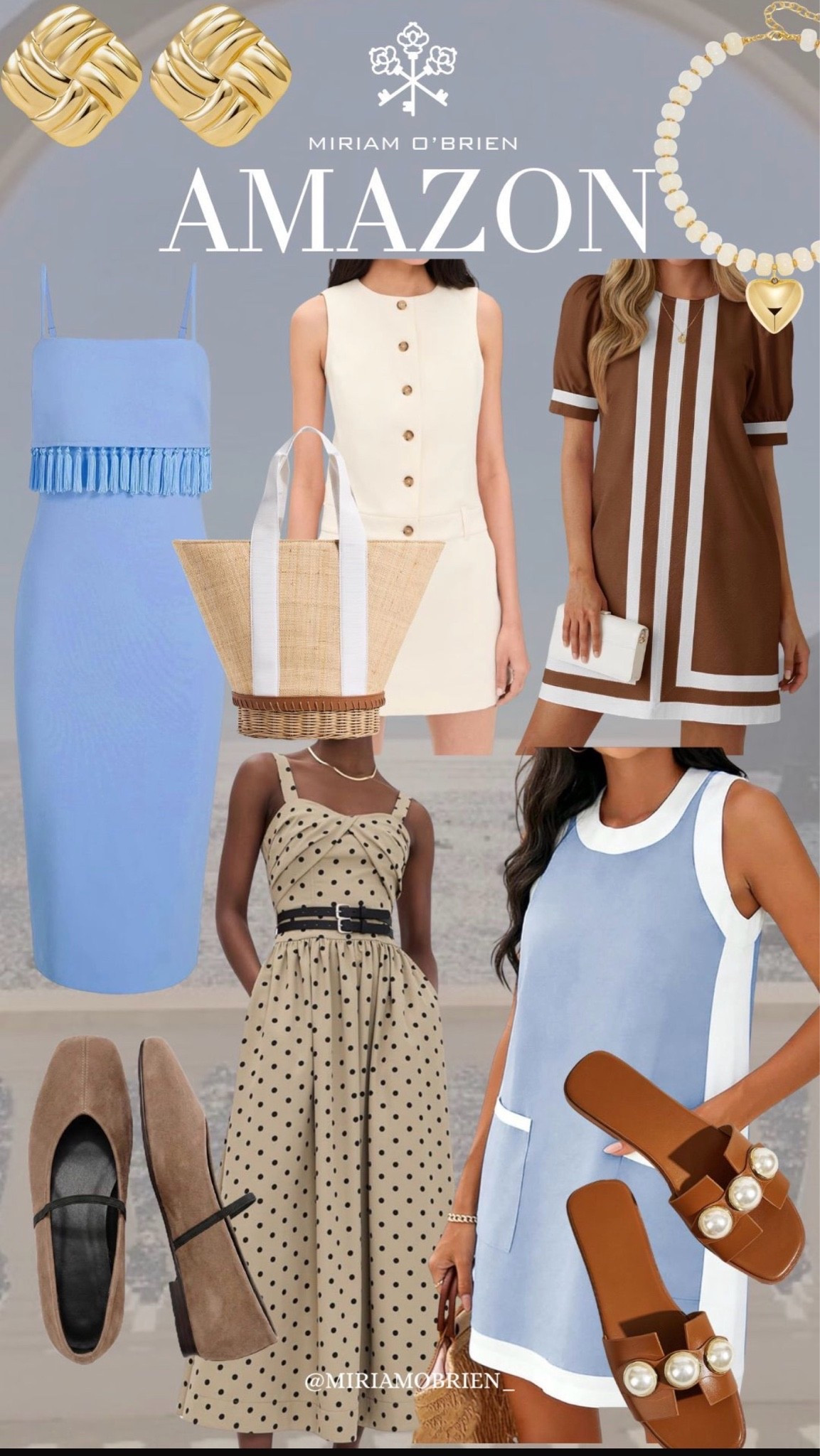 Elegant summertime fashion on Amazon 

Follow me@miriamobrien on IG and TikTok 

#amazon#fahsion#summerootd

#LTKSeasonal #LTKOver40 #LTKootd