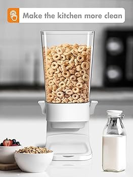 Conworld Cereal Dispenser Countertop, Cereal Dispenser for Pantry, Big Dry Food Cereal Dispenser ... | Amazon (US)