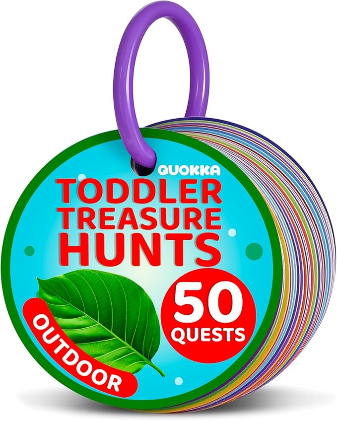 QUOKKA Scavenger Hunt Game for Toddlers 3-5 – 50 Toddler Activities Outdoor Cards Game Set - Fu... | Amazon (US)