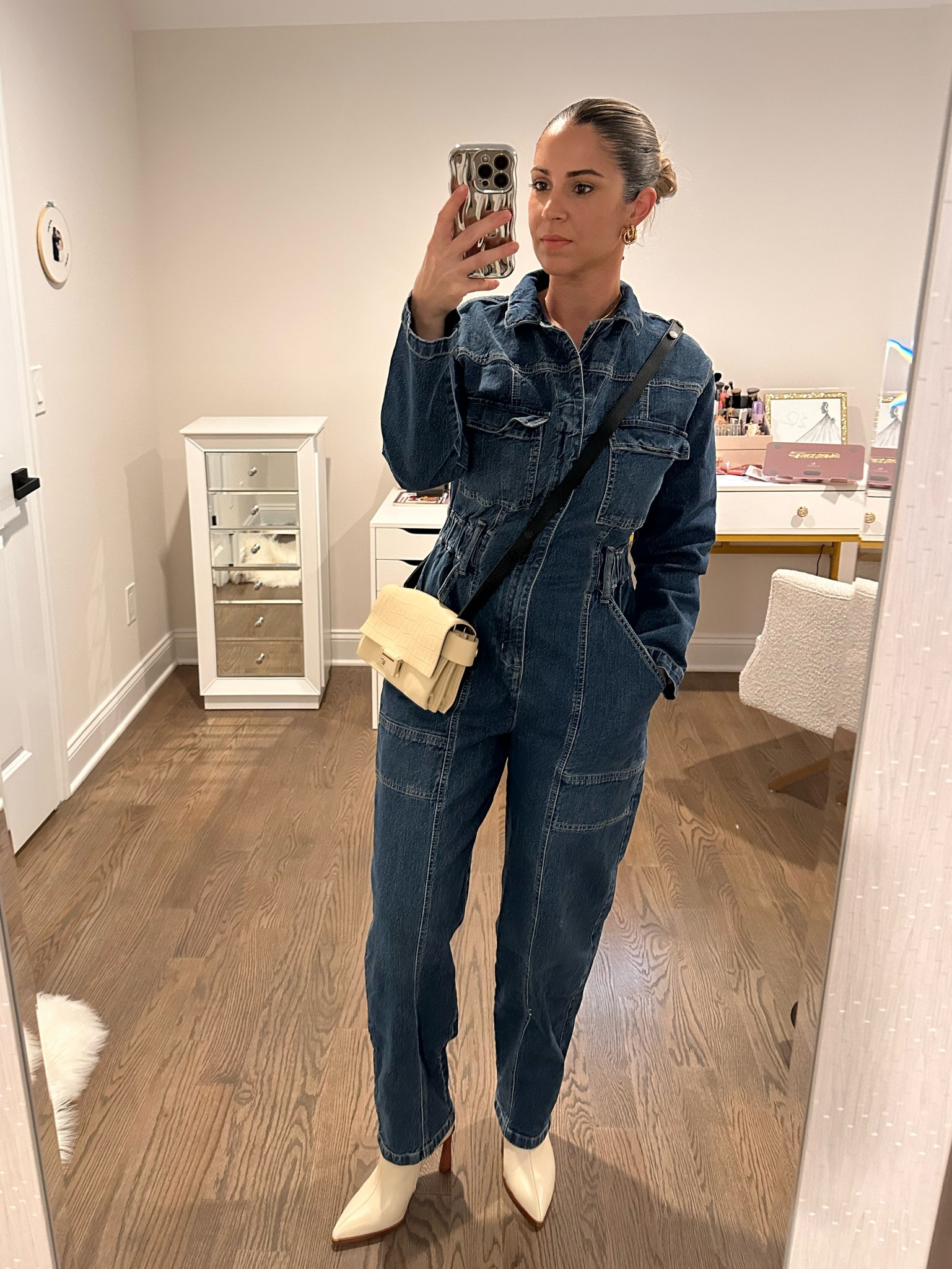 Target Jumpsuit!  Size down one if between sizes.

Bag: Allsaints (old, but linked a few similar and one from Poshmark!)
Earrings: Gas Bijoux
Heels: Vince Camaro (old, but linking similar plus a pair I found on Poshmark!)

#LTKfindsunder100 #LTKSeasonal #LTKfindsunder50