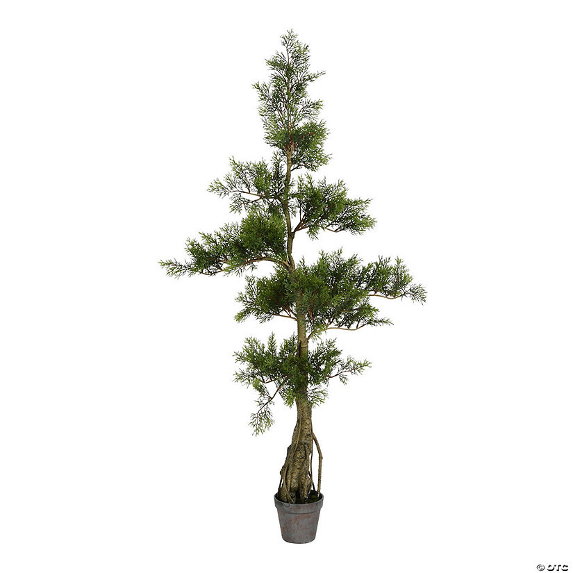 Vickerman 4' Artificial Potted Cedar Tree | Oriental Trading Company