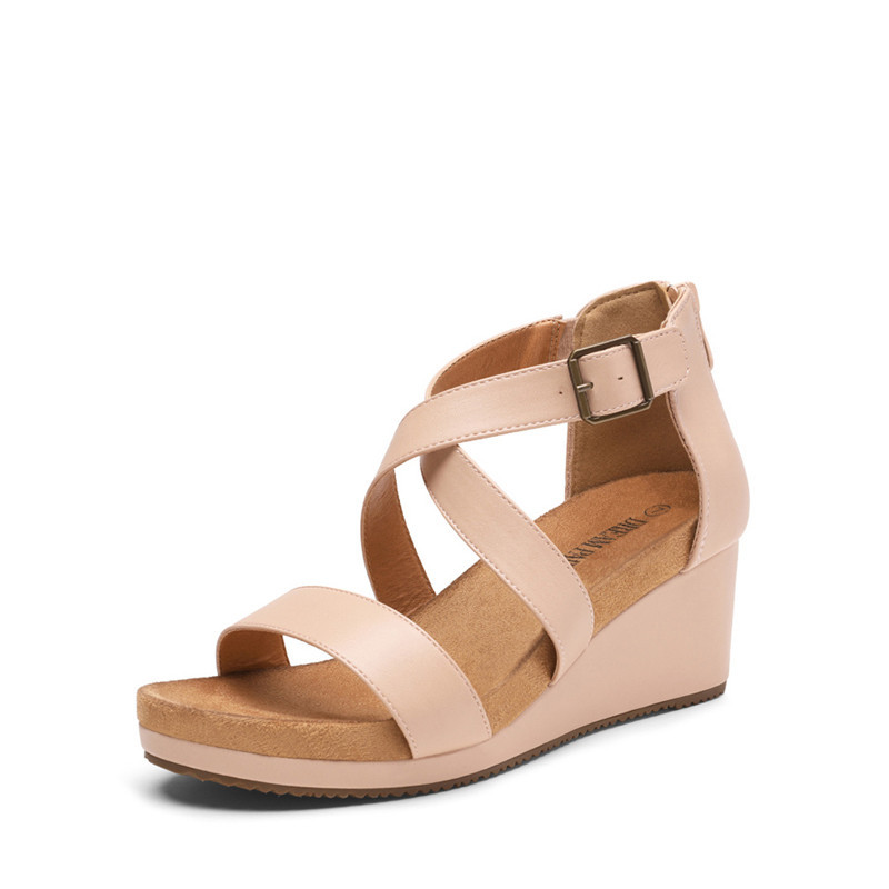 DREAM PAIRS Ankle Strap Open Toe Platform Wedge Sandals | AllSwift