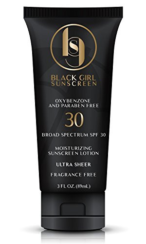 Black Girl Sunscreen - Moisturizing Sunscreen Lotion SPF 30, No White-Residue, Formulated with Natural Ingredients for Melanin Rich Skin (3 Fl. Oz.) | Amazon (US)