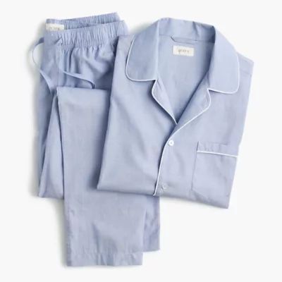 Cotton poplin pajama set | J.Crew US