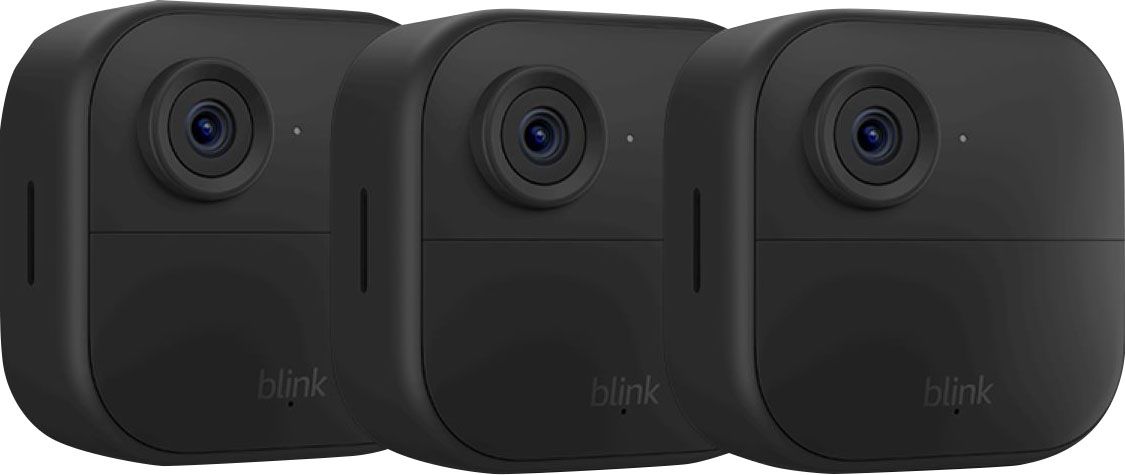 Blink Outdoor 4 3-Camera Wireless 1080p Security System with Up to Two-year Battery Life Black B0... | Best Buy U.S.