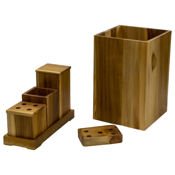 Eleganto 8 Piece Bathroom Accessory Set | Wayfair North America