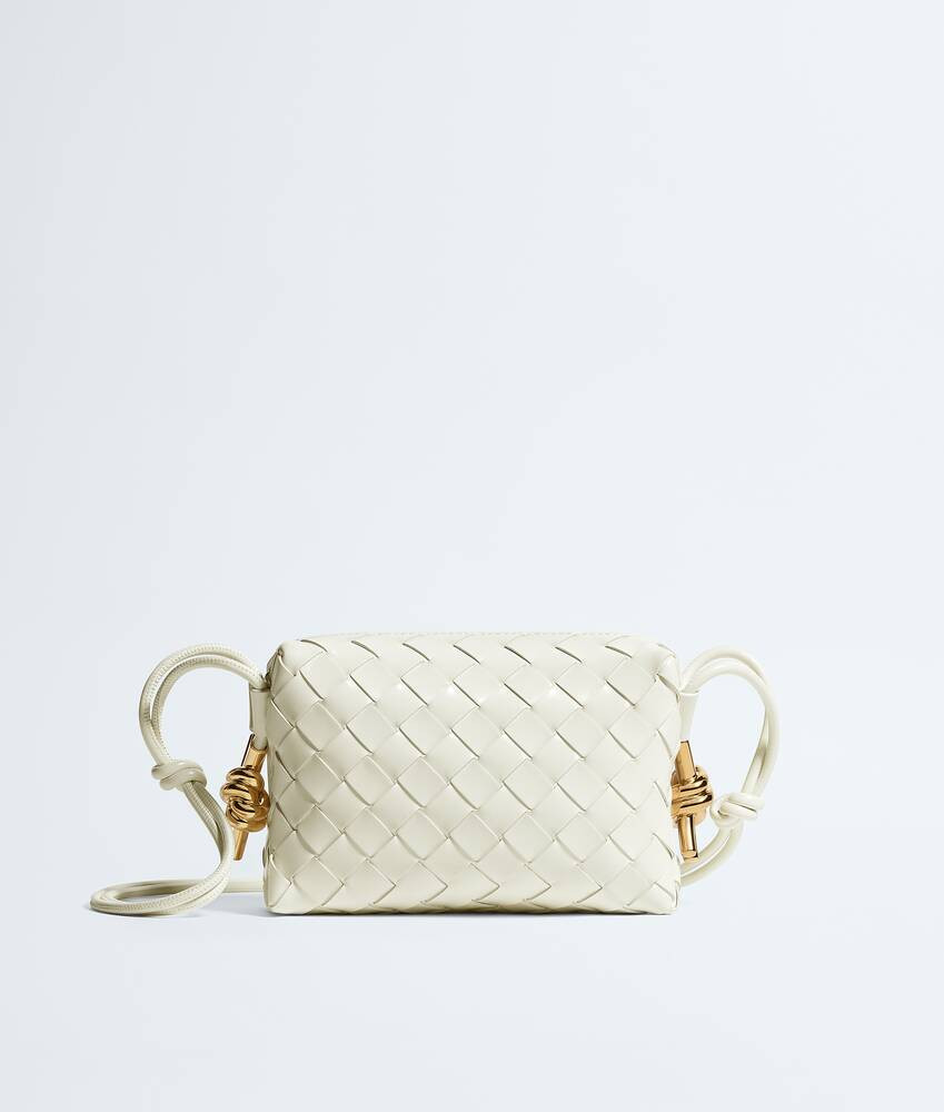 Women's Mini Loop Metal Knots in Bone | Bottega Veneta US | Bottega Veneta