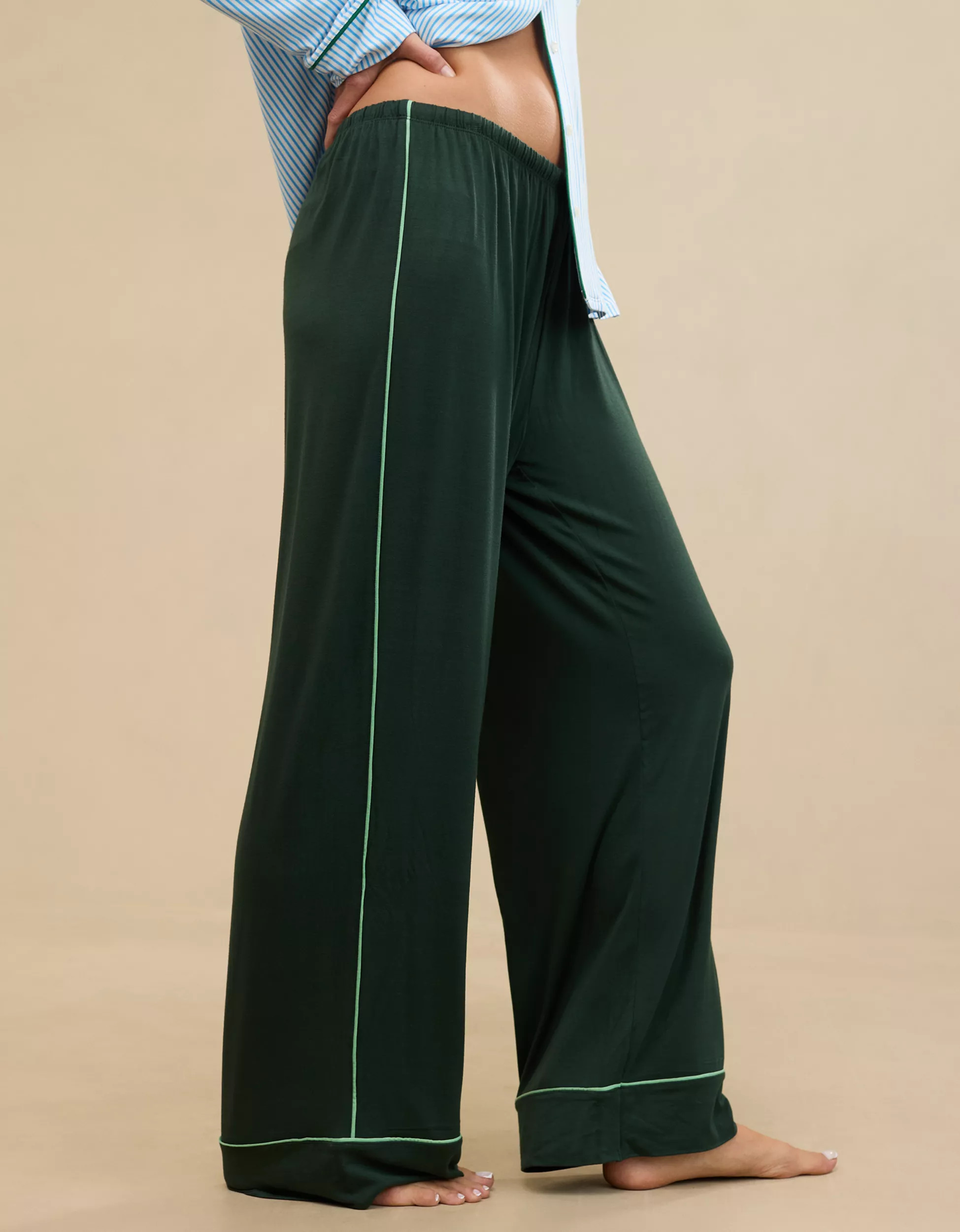 Aerie Real Soft® Trouser PJ | American Eagle Outfitters (US & CA)