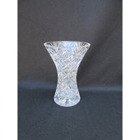 Large Crystal Vase Vintage Large Vase Big Tall Clear Heavy Lead Cut Glass Flower Floral Arrangement Bouquet Holder Centerpiece | Etsy (US)