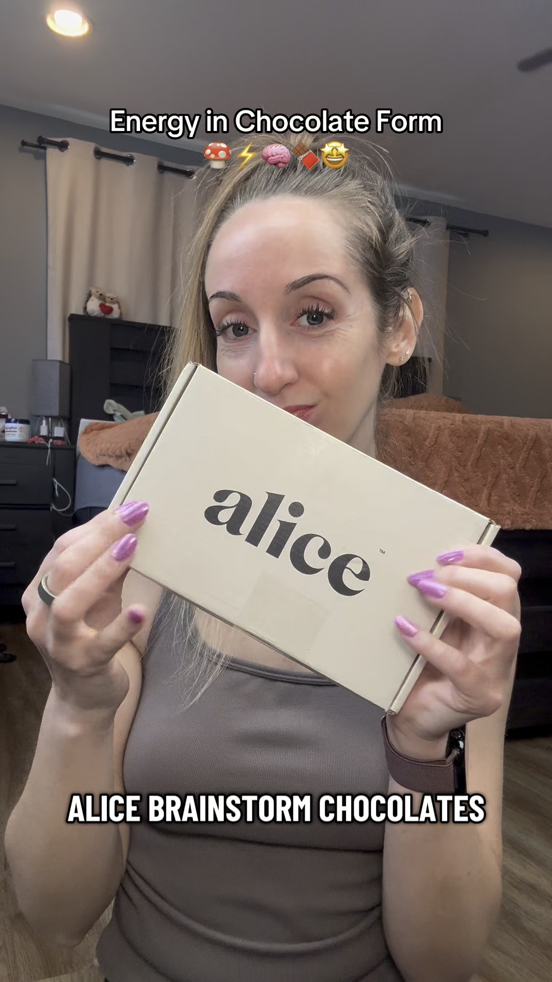 🍫⚡️ Alice Brainstorm Mushroom Chocolates
These Brainstorm chocolates taste amazing and give the cleanest focus + creativity boost without jitters. Perfect for busy days, work sessions, or content days when you need clarity. If you’ve been curious about mushroom supplements, this is one of the best (and yummiest) places to start.
Tap to shop the exact chocolates! 

 #LTKCyberWeek #LTKGiftGuide #LTKHoliday