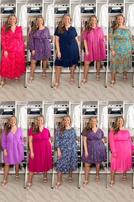 10 plus size spring dresses under $30! wanted to share my sizes with you in each, below!! 

1 - 2X RUNS TRUE TO SIZE
2 - L/S PAISLEY DRESS 2X FITS TRUE TO SIZE
3 - 2X RUNS TRUE TO SIZE, NOT ANY EXTRA ROOM
4 - 2X - TRUE TO SIZE
5 - 3X - SIZE UP ONE
6 - XXXL SIZE UP ONE
7 - BLUE DRESS - 1X - TRY SIZING DOWN
9 - 2X - TRUE TO SIZE
10 - 3X - SIZE UP ONE

Walmart finds!!

#LTKplussize #LTKover40 #LTKtravel