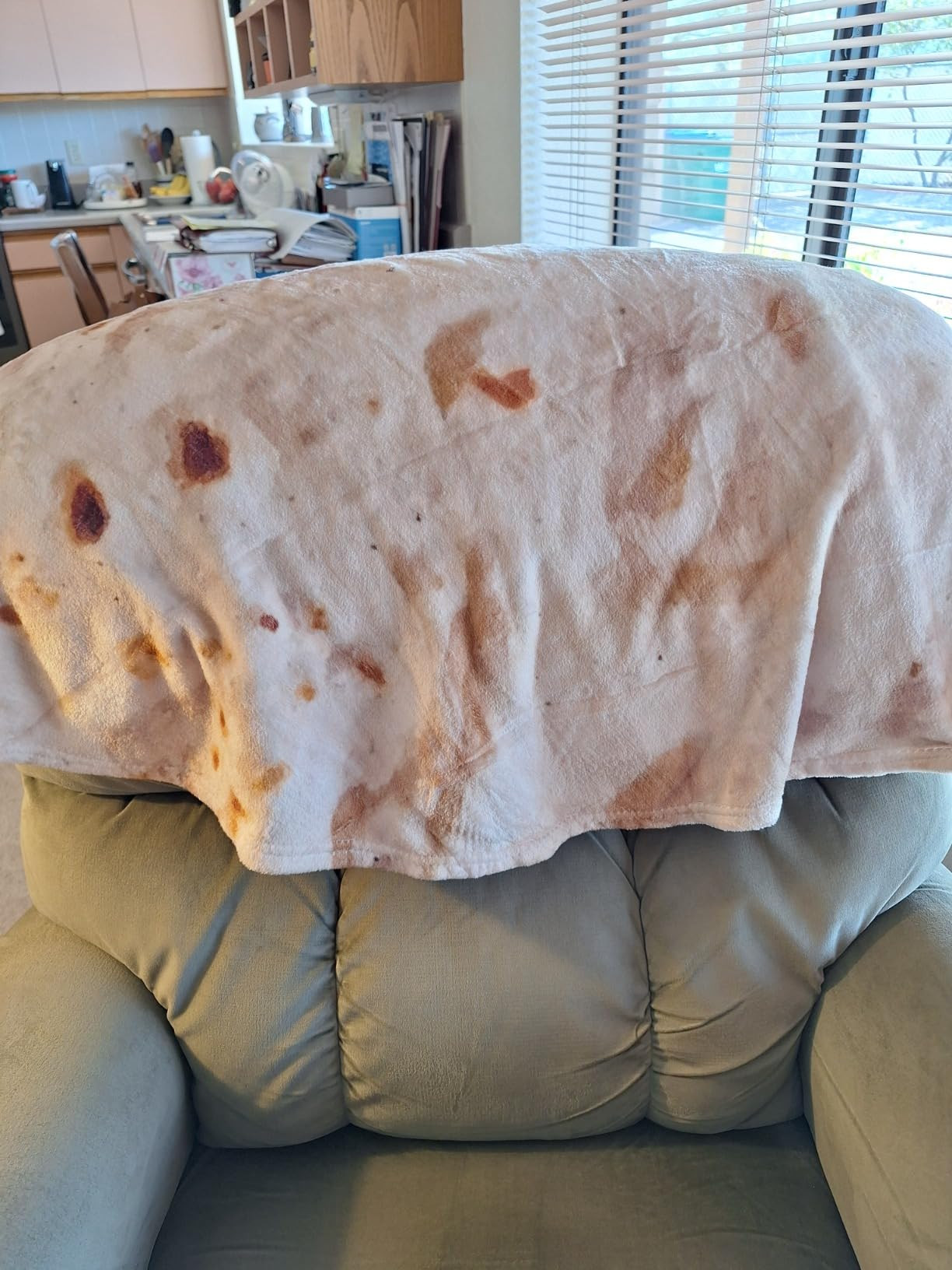 Bcareself Tortilla Blanket Adult Size Giant Double Sided for Kids Funny Realistic Food Personaliz... | Amazon (US)