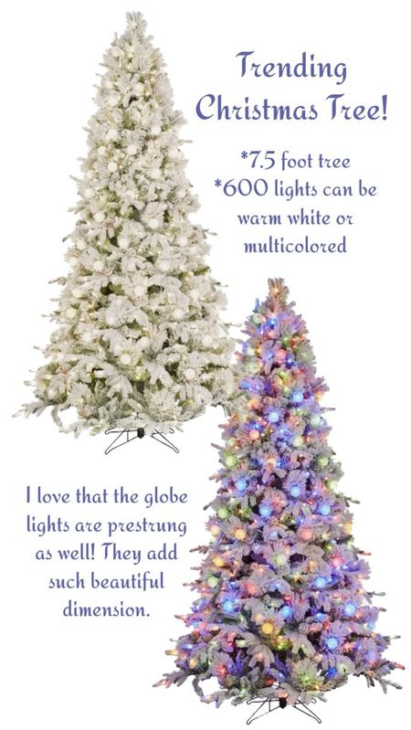 This trending Christmas tree is so beautiful! It has 600 lights that can be warm white or multicolored and it’s also prelit with globe lights! I love the dimension they add. It’s $100 off right now at Lowes!
………………………..
lowes christmas tree, trending Christmas trees, viral christmas tree, globe lights pre lit christmas tree 7.5 foot christmas tree, flocked christmas tree, white christmas tree prelit christmas tree, prestrung chrismtas tree, colored lights christmas tree multicolor Christmas tree Christmas tree with remote best Christmas tree under $300 christmas tree on sale, chirsmtas decorations christmas decor christmas tree decor realistic Christmas tree white lights christmas tree

#LTKhome #LTKfamily #LTKHoliday