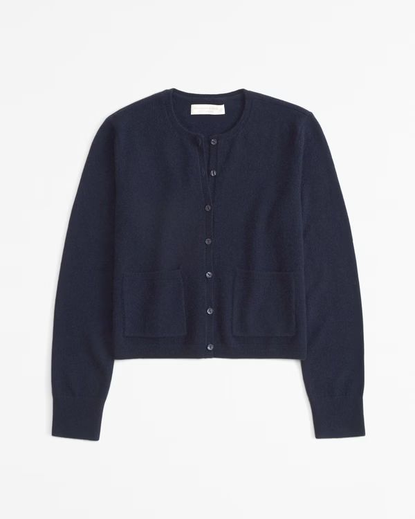 Cashmere Crew Cardigan | Abercrombie & Fitch (US)