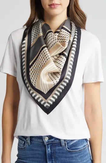 Nordstrom Print Silk Square Scarf | Nordstrom | Nordstrom