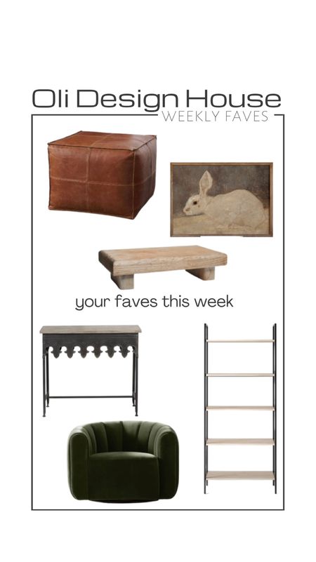 Your faves this week

This week’s bestsellers

Leather pouf ottoman, vintage bunny art, wood riser, scalloped black console table, modern bookshelf, tufted channel green velvet accent chair, printable children’s art

Modern organic home decor

#LTKFind #LTKhome #LTKkids