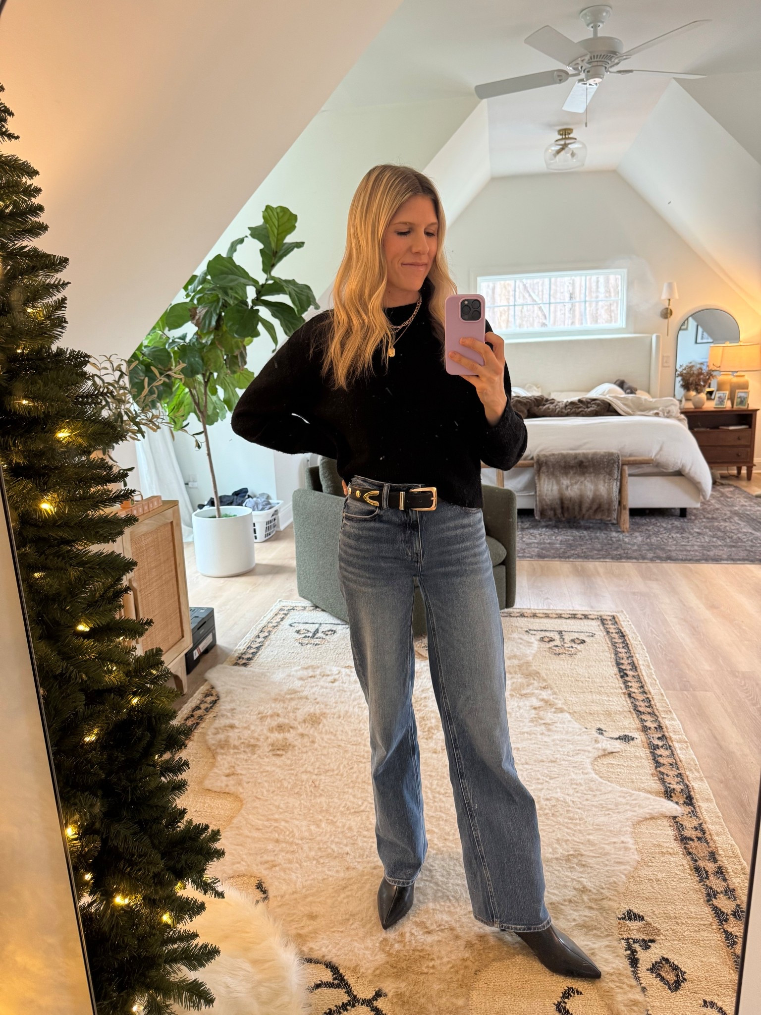 Recently got these jeans because my sis-in-law said they’re the best & they are SO COMFY! Perfectly stretchy & could wear them all day plus a ton of colors! They fit true to size & I’m wearing a 24! The sweater & boots are last year from target but linked similar boots!🥰

#LTKHoliday #LTKmomlife #LTKootd