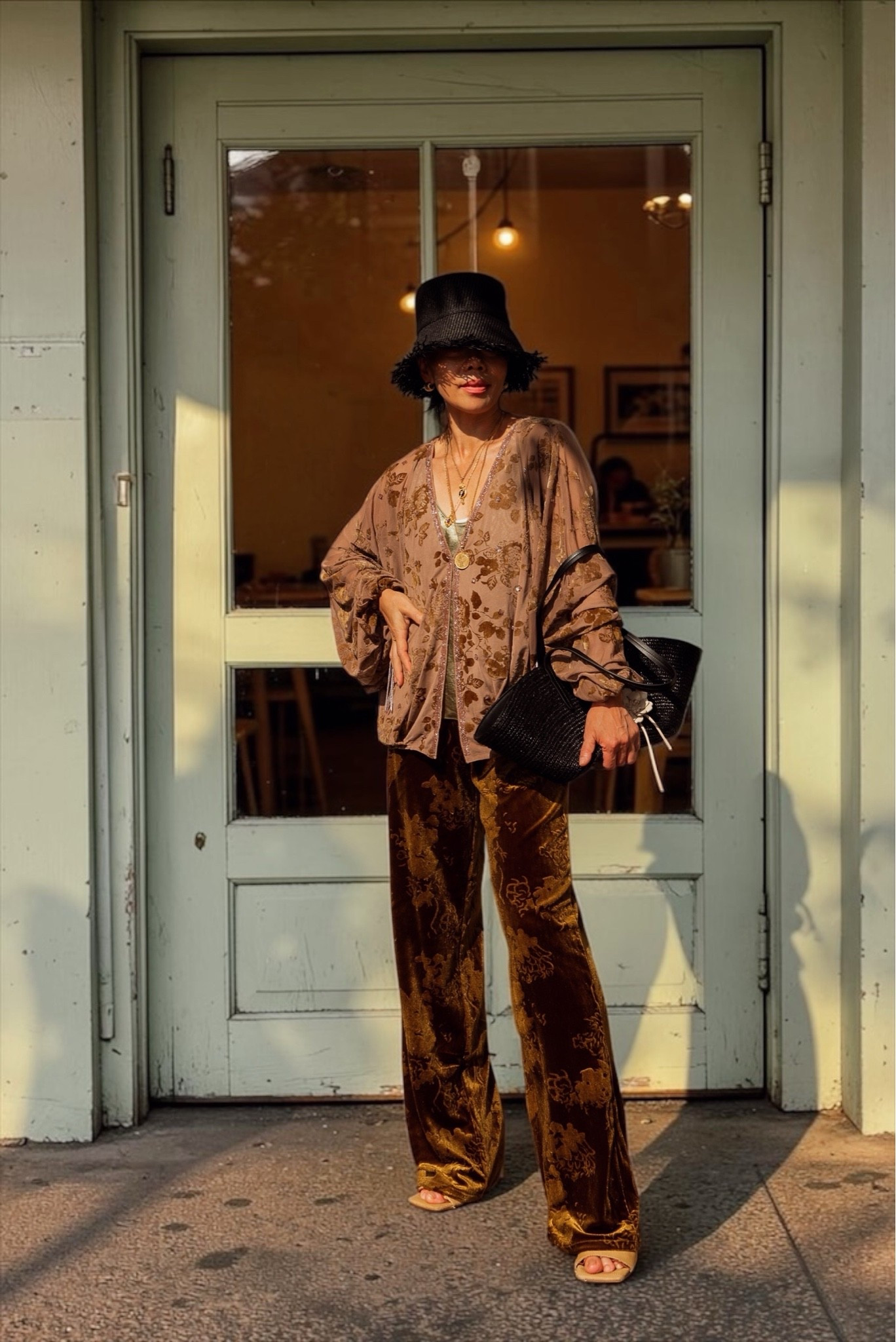 These velvet pants are already on repeat — such a fun color and texture for the upcoming 🍂 season.

#LTKootd #LTKOver40 #LTKSeasonal