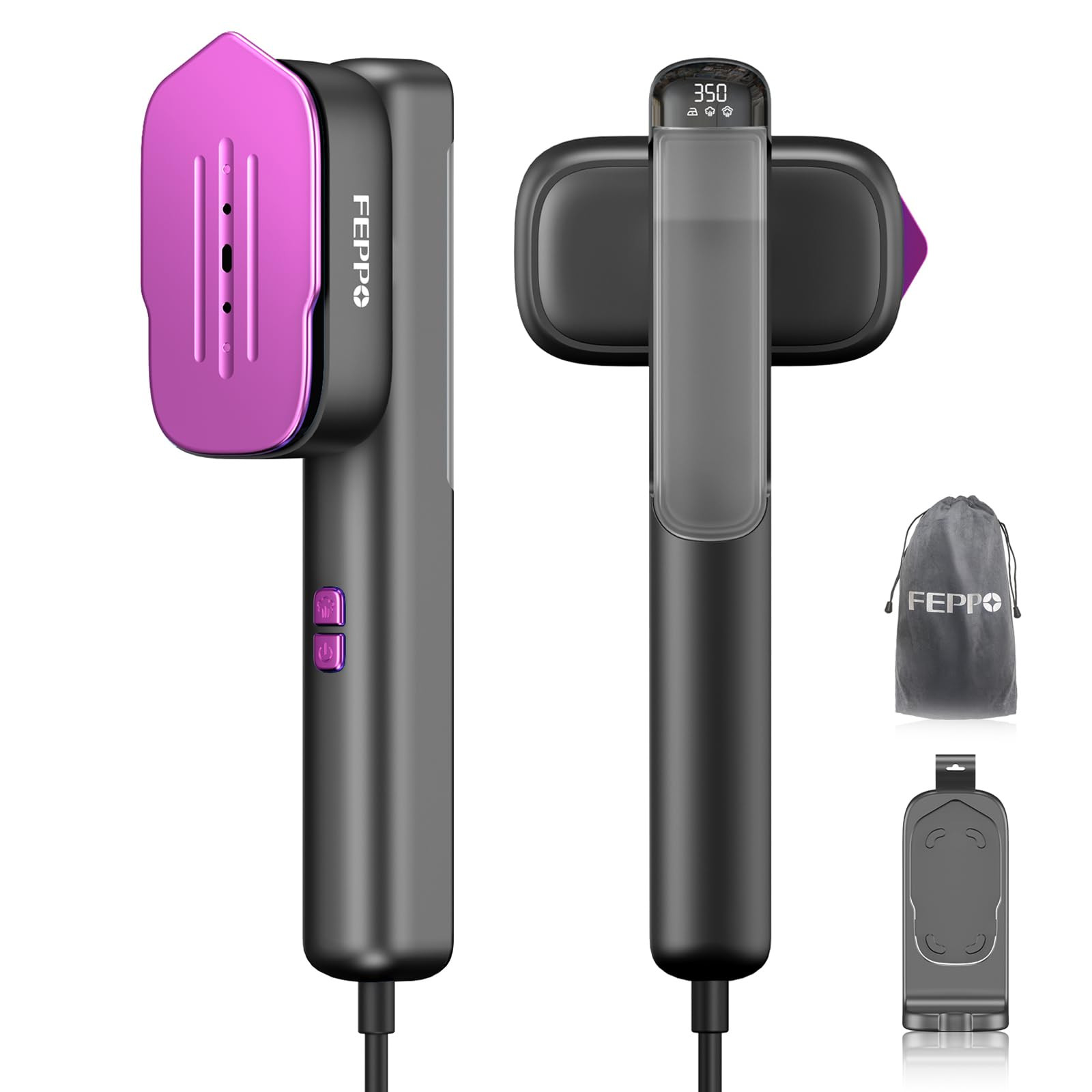 FEPPO Travel Steamer for Clothes, 110-240V Dual Voltage Handheld Clothes Steamer, 2in1 Portable M... | Amazon (UK)