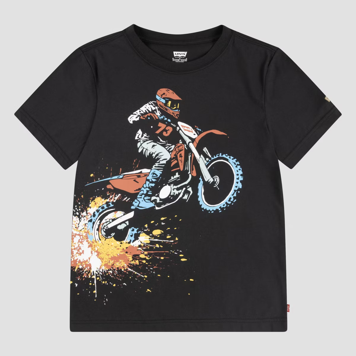 Levi's® Boys' Short Sleeve Wild Ride Graphic T-Shirt - Black | Target