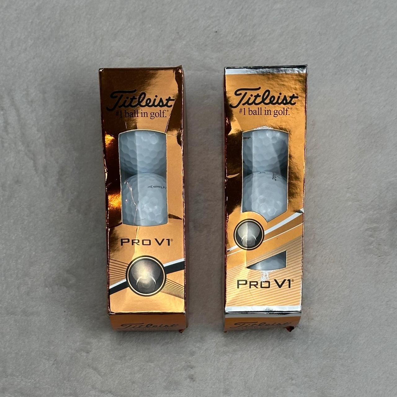 Titleist Golf balls - Gold/White | Depop US