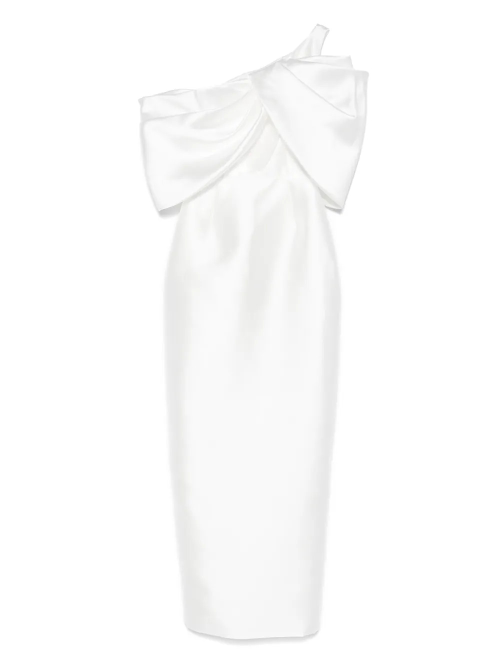 Solace London asymmetric dress - White | Farfetch Global