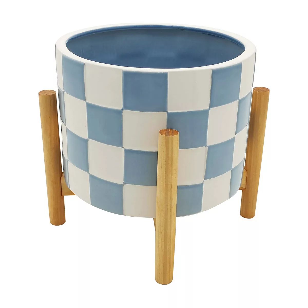 Sonoma Goods For Life® Large Checker Planter With Stand Table Decor | Kohl's