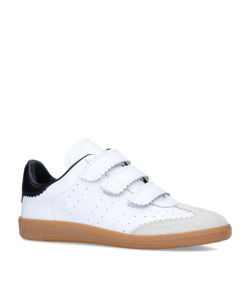 Isabel Marant Leather Beth Sneakers | Harrods
