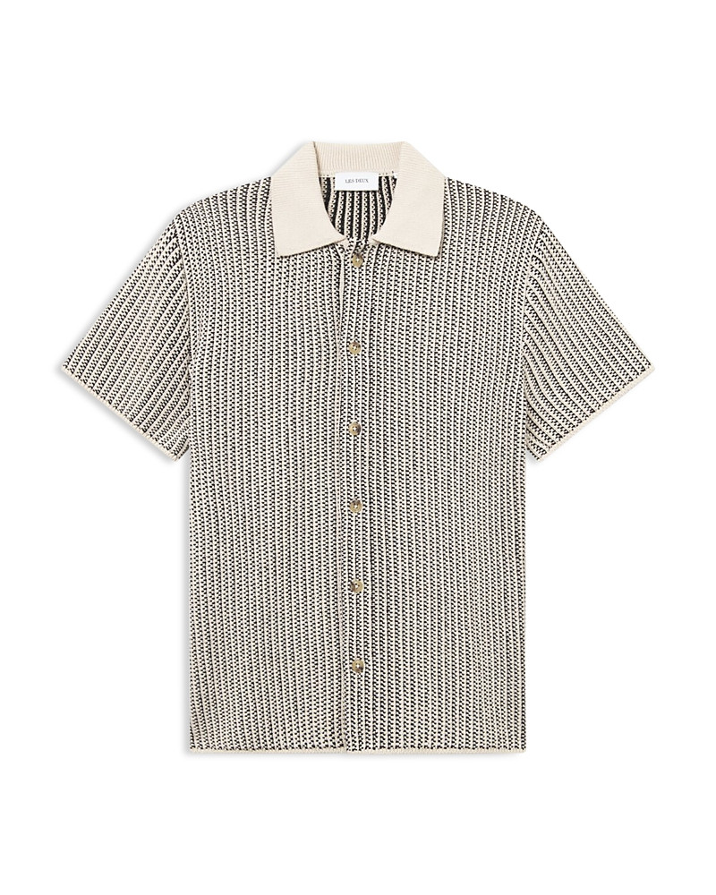 Les Deux Easton Knit Short Sleeve Shirt | Bloomingdale's (US)