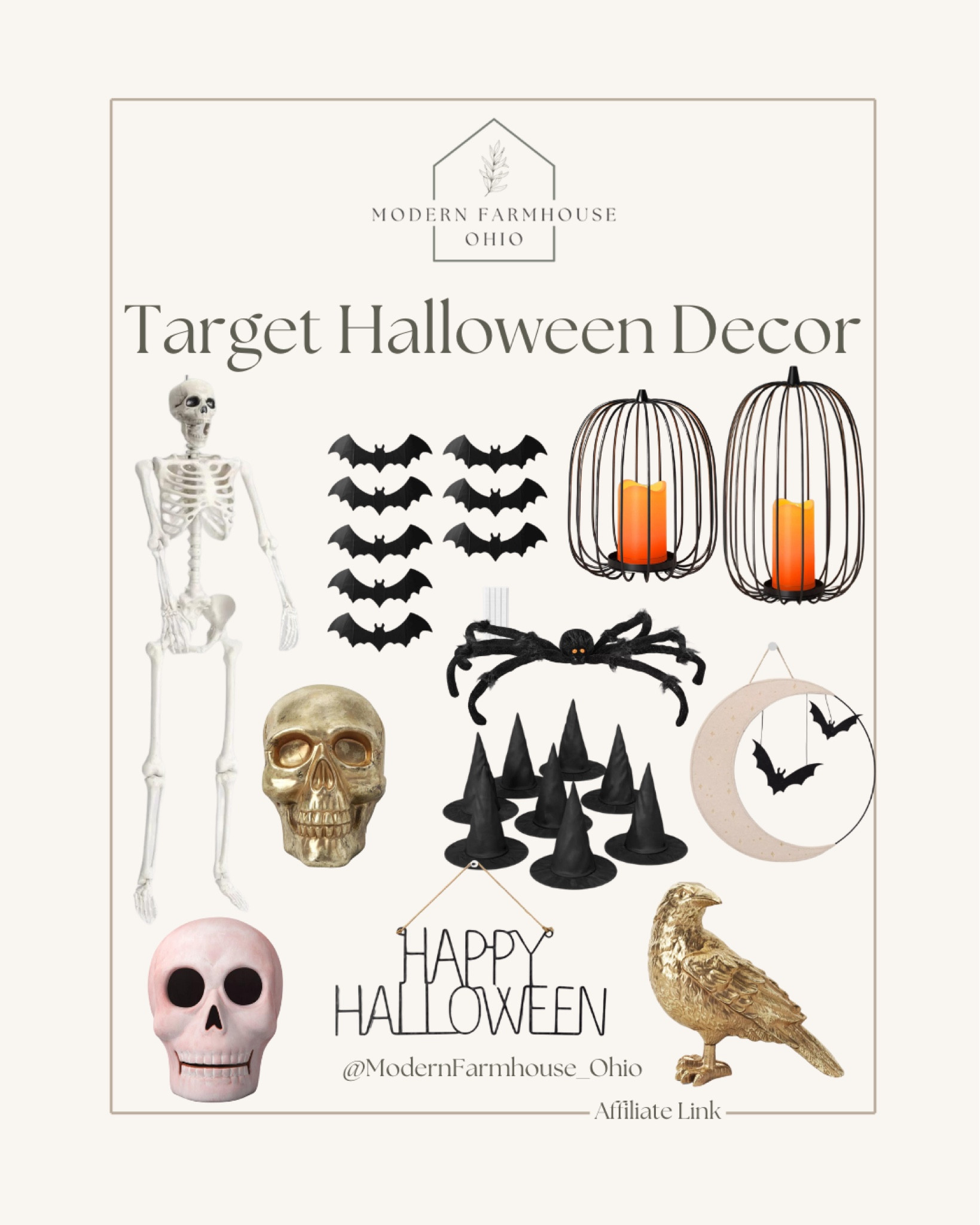 NEW Target Halloween home decor finds!! 

#LTKHome #LTKSeasonal #LTKParties
