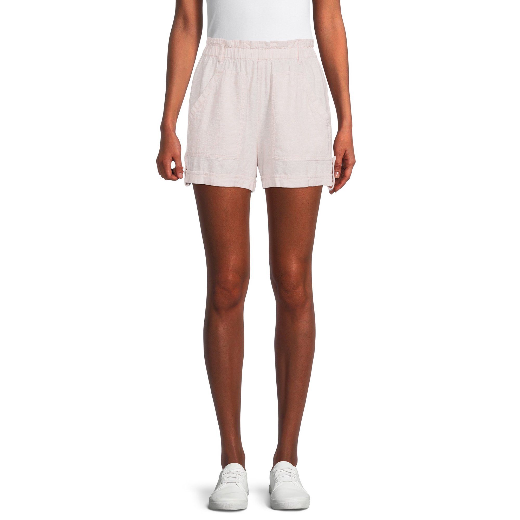 Time and Tru Women’s Linen Shorts | Walmart (US)