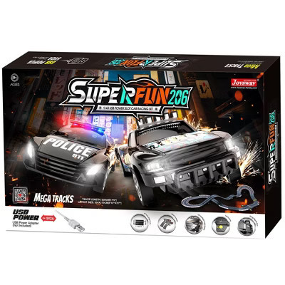 Joysway: SuperFun 206 - 1/43 USB Power Slot Car Racing Set, Size: 82"x43" | Target