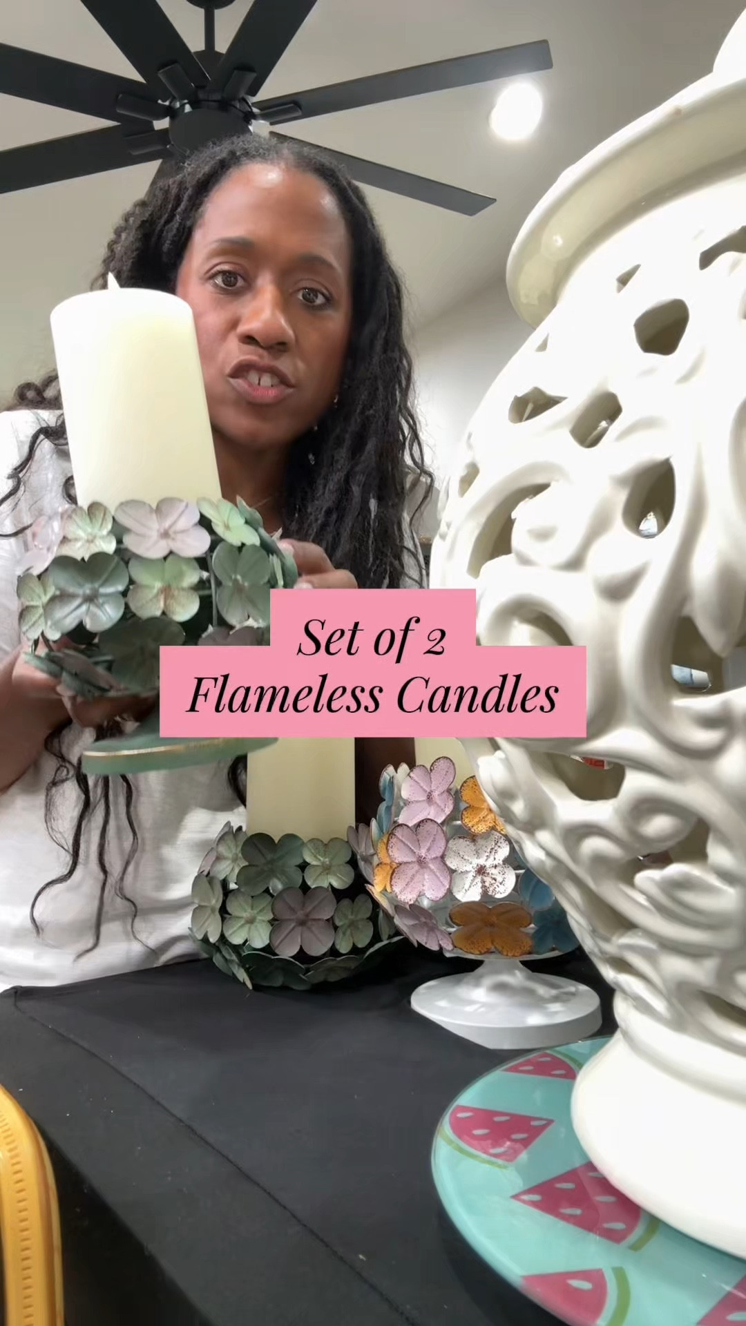 The Home Reflections Hydrangea Pedestals are perfect for elegant home lighting.

Flameless candles with a soft, warm glow. @QVC 

#LTKSeasonal #LTKMothersDay #LTKSaleAlert
