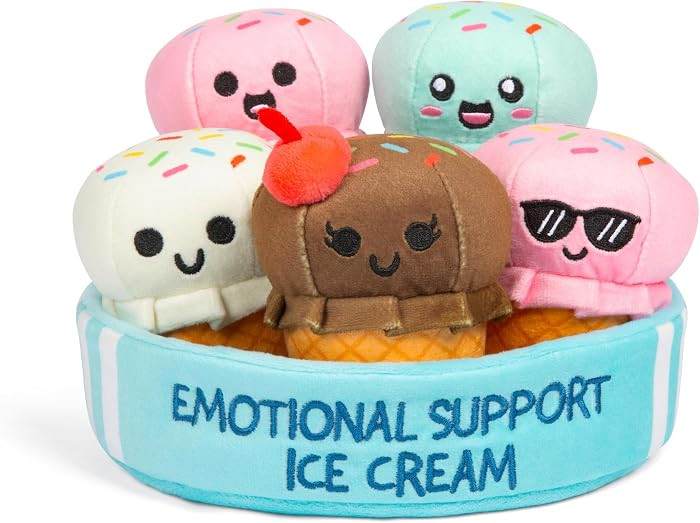 Conos de helado de apoyo emocional de Relatable, peluches y juguetes de peluche, juguetes esponjo... | Amazon (US)
