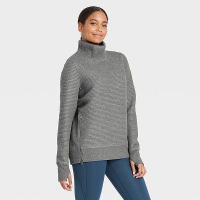 Women's Quilted Pullover Sweatshirt - All in Motion™ | Target