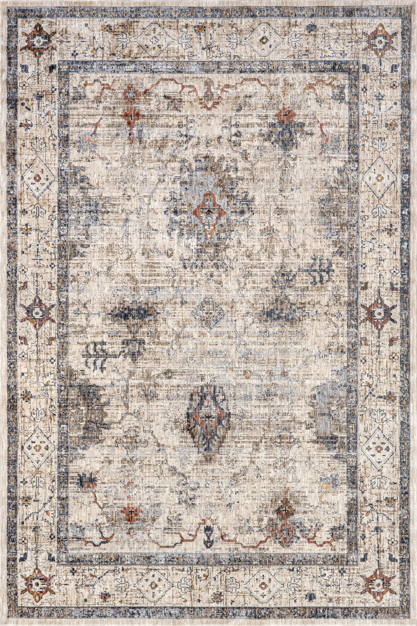 Beige Revkah Traditional Vintage 4' x 6' rug | Rugs USA
