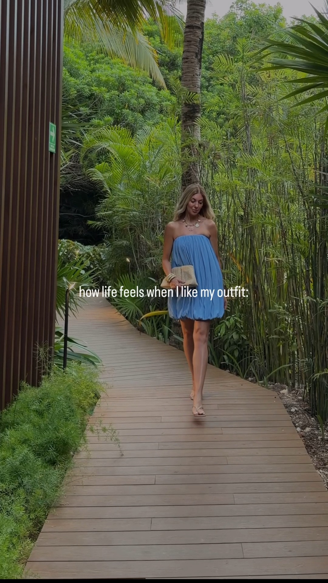 This little blue dress was made for vacation nights.

#LTKootd #LTKTravel #LTKSaleAlert
