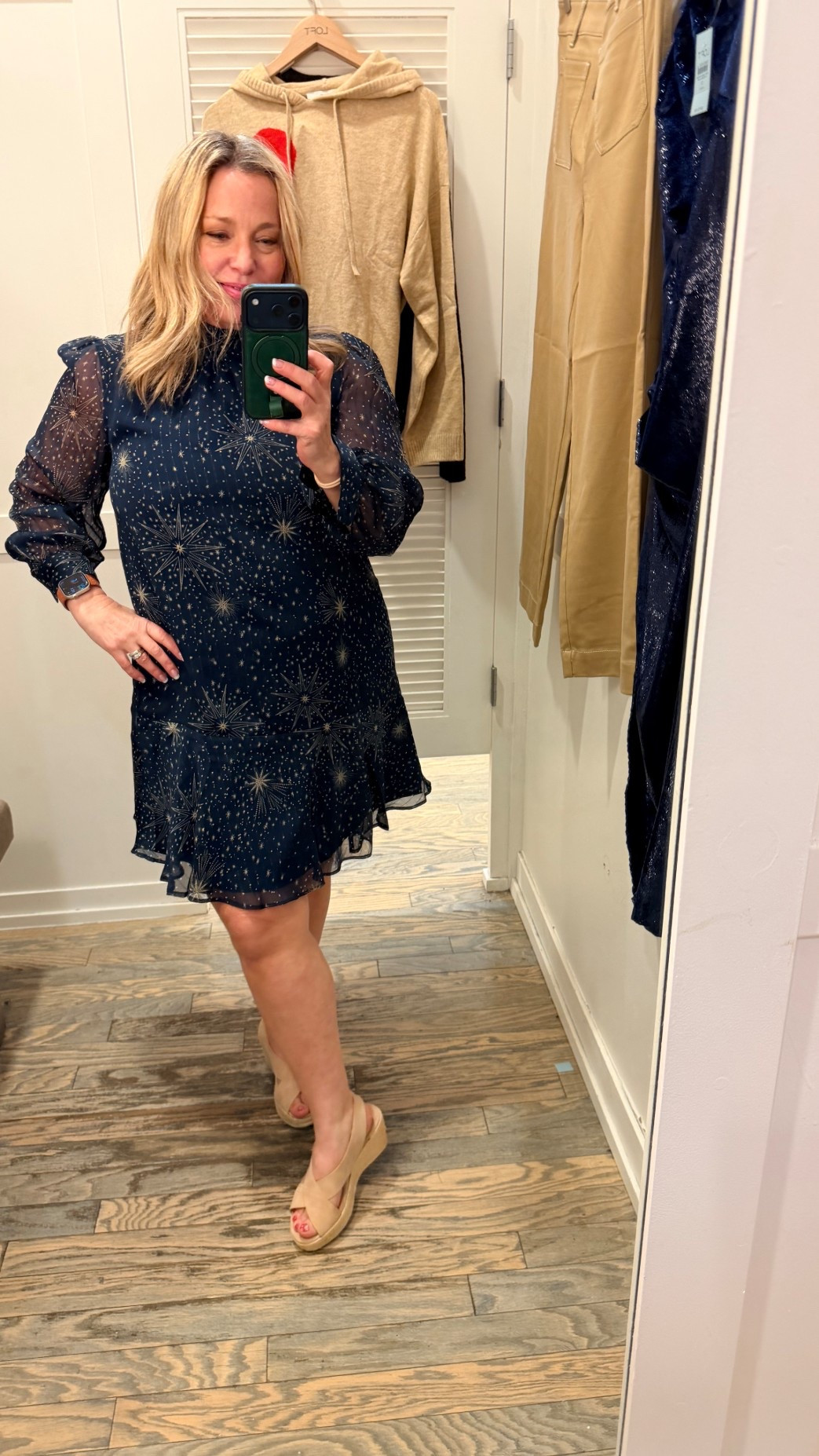 Add a pair of gold heels and it’s the perfect NYE dress! Cute for holidays! 

#LTKHoliday #LTKPetite #LTKOver40