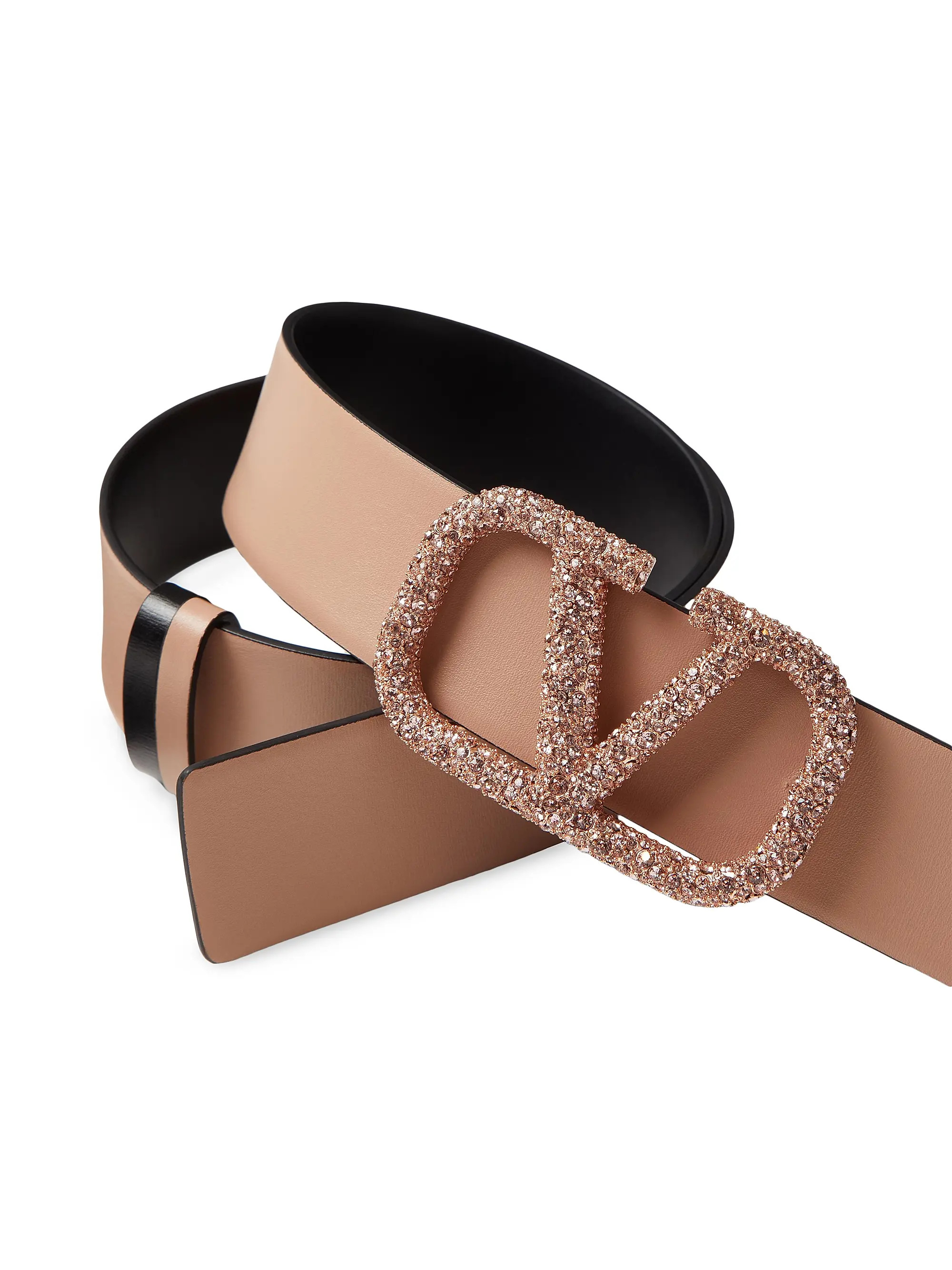Vlogo Signature Reversible Shiny Calfskin Belt 40 MM | Saks Fifth Avenue