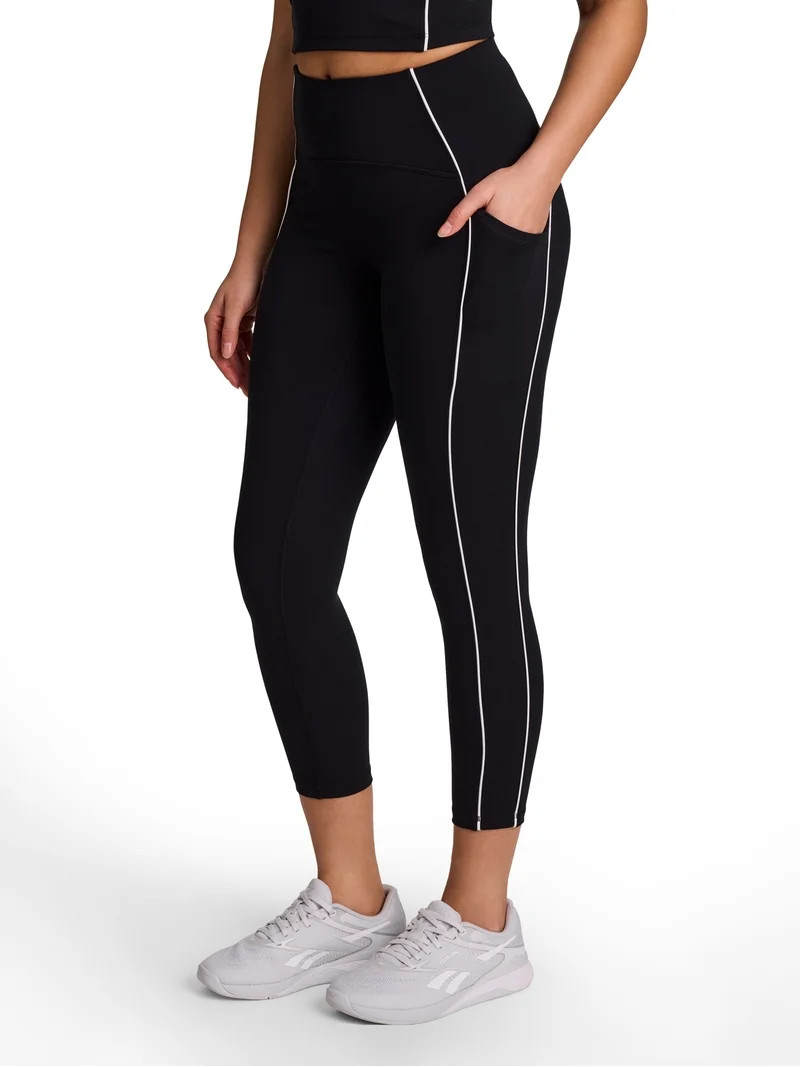 Reebok Women's and Women's Plus Team Player High Rise Capri Legging, Sizes XS-4X | Walmart (US)