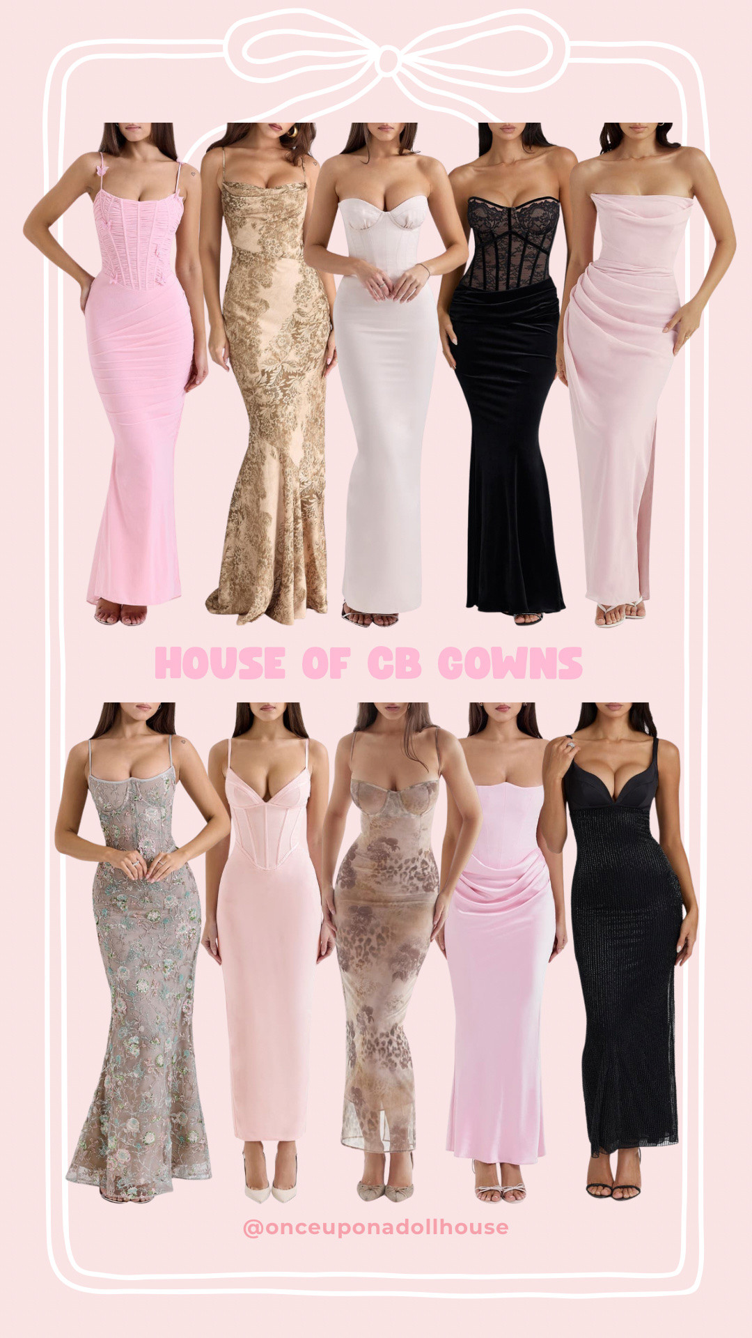 HOUSE OF CB GOWNS! 

#LTKSeasonal #LTKootd