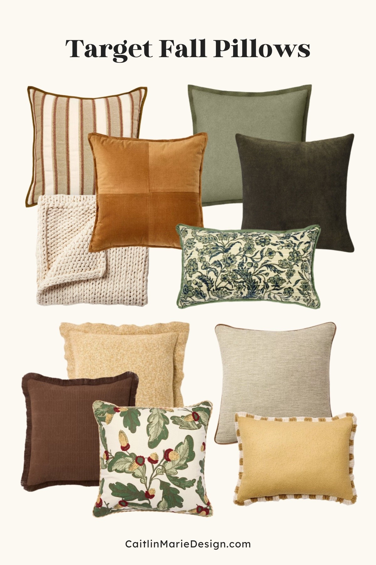 Fall pillows from Target 🍂 

Velvet pillow, threshold with studio mcgee throw pillows

#LTKHome #LTKSeasonal #LTKSaleAlert