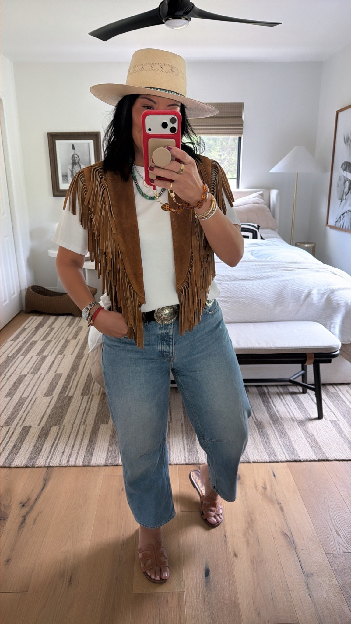 T-shirt size medium, jeans size 29 (I’m a curvy size 8), shoes fit tts.

#LTKxMadewell #LTKSaleAlert #LTKMidsize