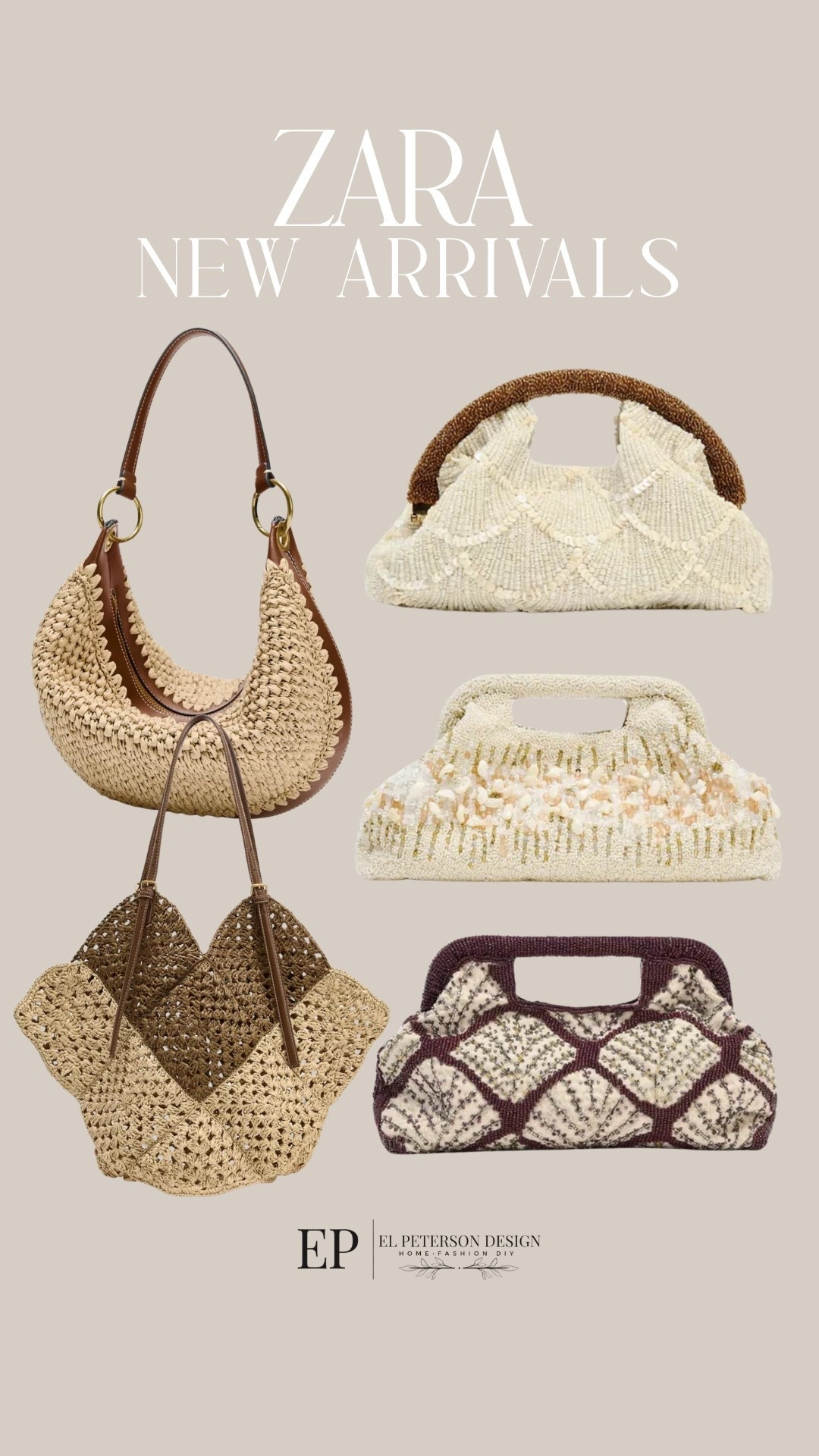 Zara 
New Arrivals
Handbags 