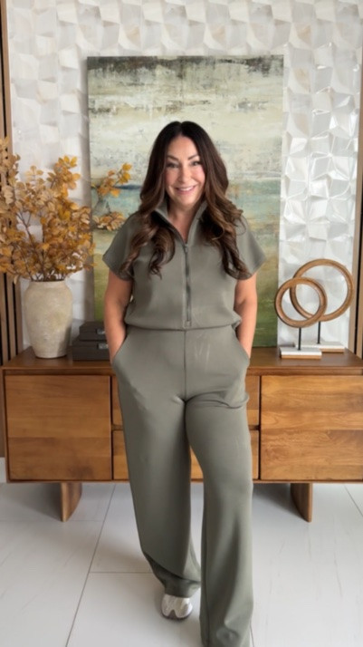 The Spanx AirEssentials jumpsuit from @Spanx  — one-and-done fall dressing in the lightest, softest, 4-way stretch fabric. Throw it on with sneakers and you're out the door looking effortless — perfect for travel or everyday mom life. Use code LTK20 for 20% off through 9/26.

Sizing:
• Jumpsuit: L, Regular length (TTS)

#spanxpartner #LTKOver40 #LTKtravel #LTKActive

#LTKOver40 #LTKMidsize #LTKSaleAlert