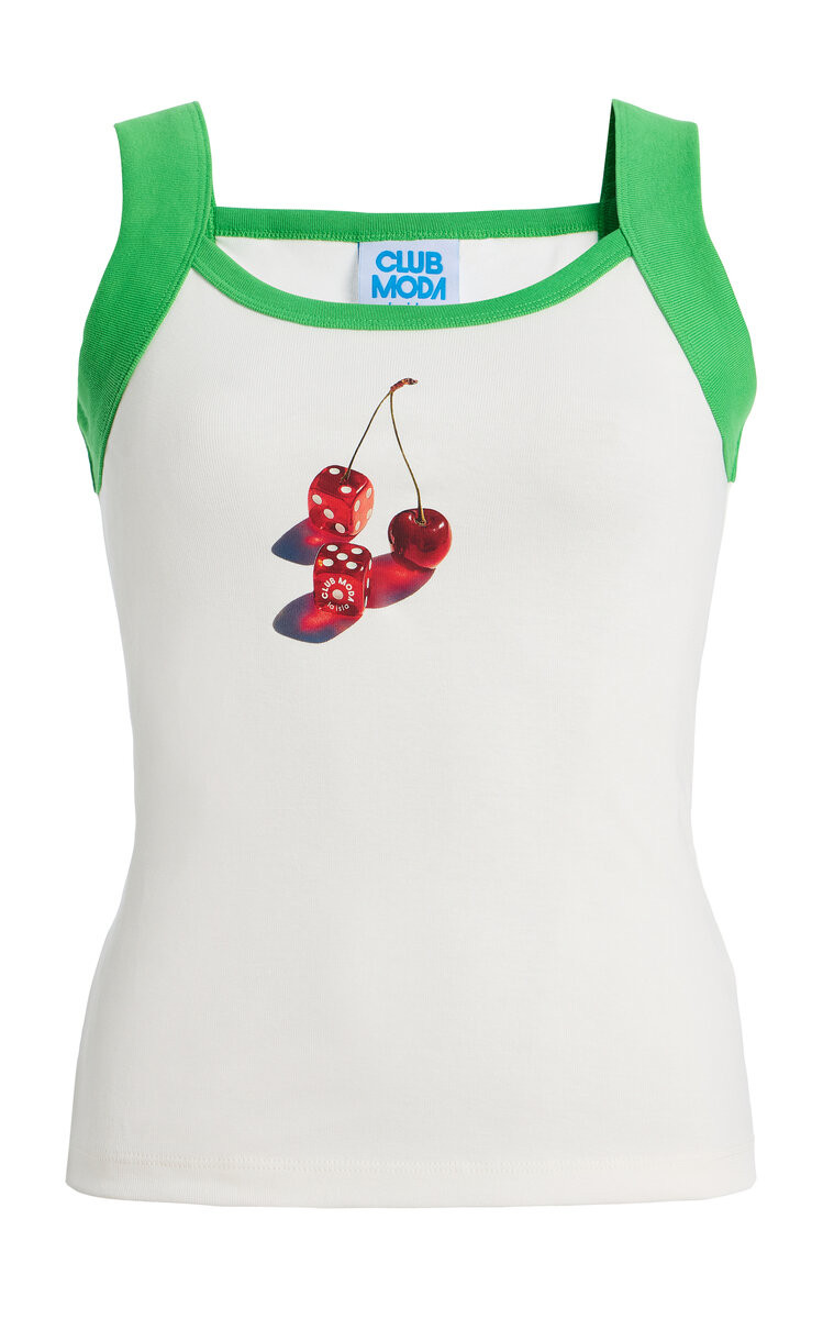 Exclusive La Isla Cherry Dice Cotton Tank Top | Moda Operandi (Global)