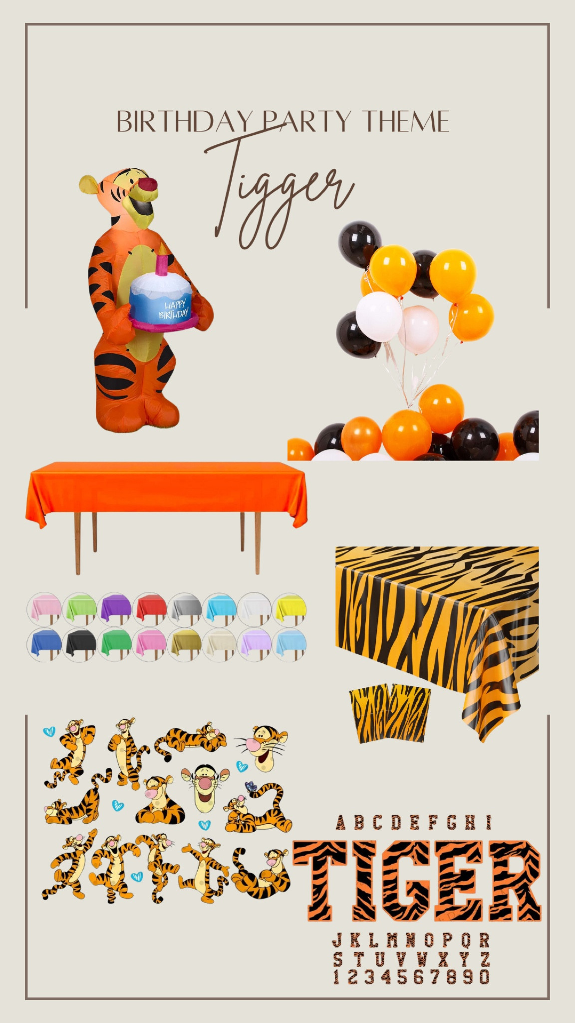 Everyone loves a good Tigger themed birthday party! 

#LTKfindsunder50 #LTKparties #LTKkids