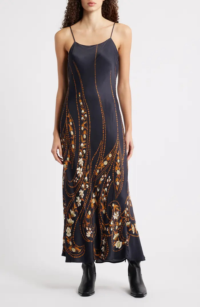 Garden Silhouette Maxi Slip Dress | Nordstrom