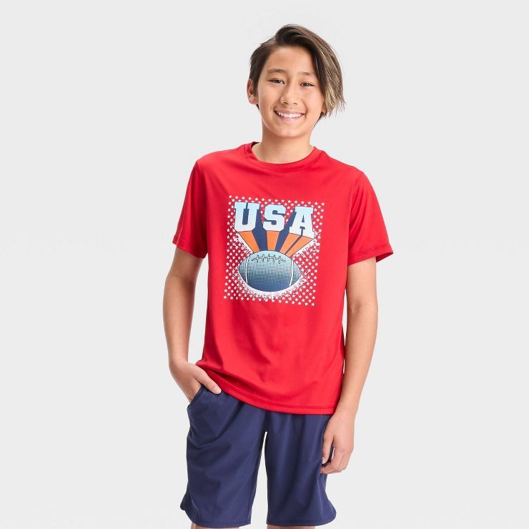 Boys' Short Sleeve Graphic T-Shirt - All in Motion™ | Target